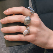 Titanium Steel Ring For Women Minimalist High Grade Non-Fading Stainless Steel Cross Border Jewelry European Light Luxury Ring