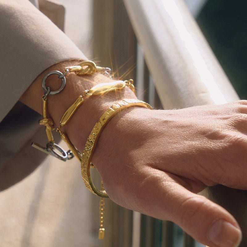 European American Stainless Steel Bracelet Light Luxury High Grade Non Fading Bangle Hot Selling Cross Border Jewelry Titanium Steel Jewelry For Women