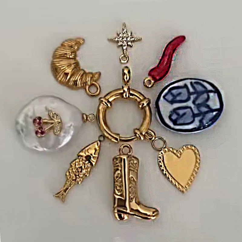 Cross-Border Bestseller Stainless Steel DIY Pearl Necklace Accessories Women's Dainty Design Titanium Steel Jewelry Findings