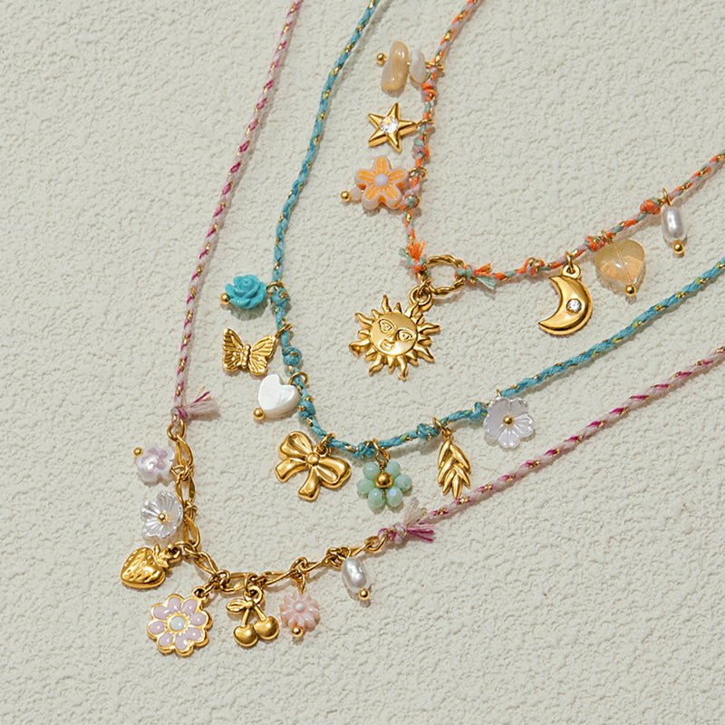 European American Titanium Steel Necklace Women Summer Stainless Steel Clavicle Chain Cross Border Hot Sale DIY Jewelry Premium