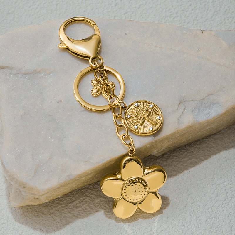 European American Stainless Steel Bag Hanging Accessories Pearl DIY Jewelry Premium Titanium Steel Jewelry Cross Border Hot Sale