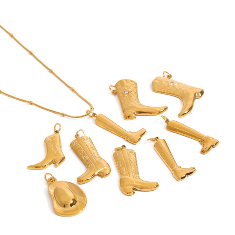 European American Titanium Steel Necklace Women Light Luxury Premium No Fade Jewelry Accessories Cross Border Stainless Steel Jewelry