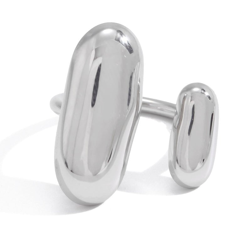 Titanium Steel Ring For Women Minimalist High Grade Non-Fading Stainless Steel Cross Border Jewelry European Light Luxury Ring