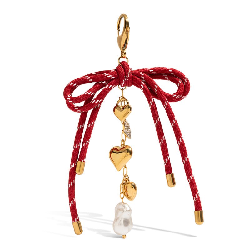 European American Stainless Steel Bag Hanging Accessories Pearl DIY Jewelry Premium Titanium Steel Jewelry Cross Border Hot Sale