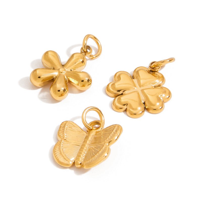 Cross Border Stainless Steel Jewelry Accessories Light Luxury Niche Premium Pendant DIY Titanium Steel No Fade Accessories