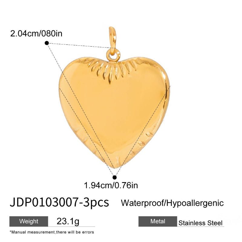 Cross Border Stainless Steel Jewelry Accessories Light Luxury Niche Premium Pendant DIY Titanium Steel No Fade Accessories