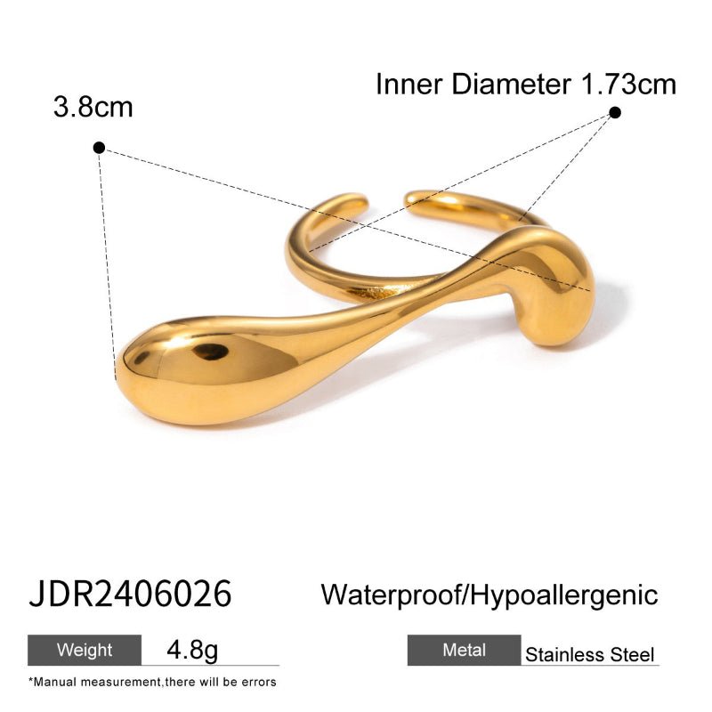 European American Ring Niche Premium Jewelry Titanium Steel Non Fading Jewelry Stainless Steel Cross Border Jewelry Rings