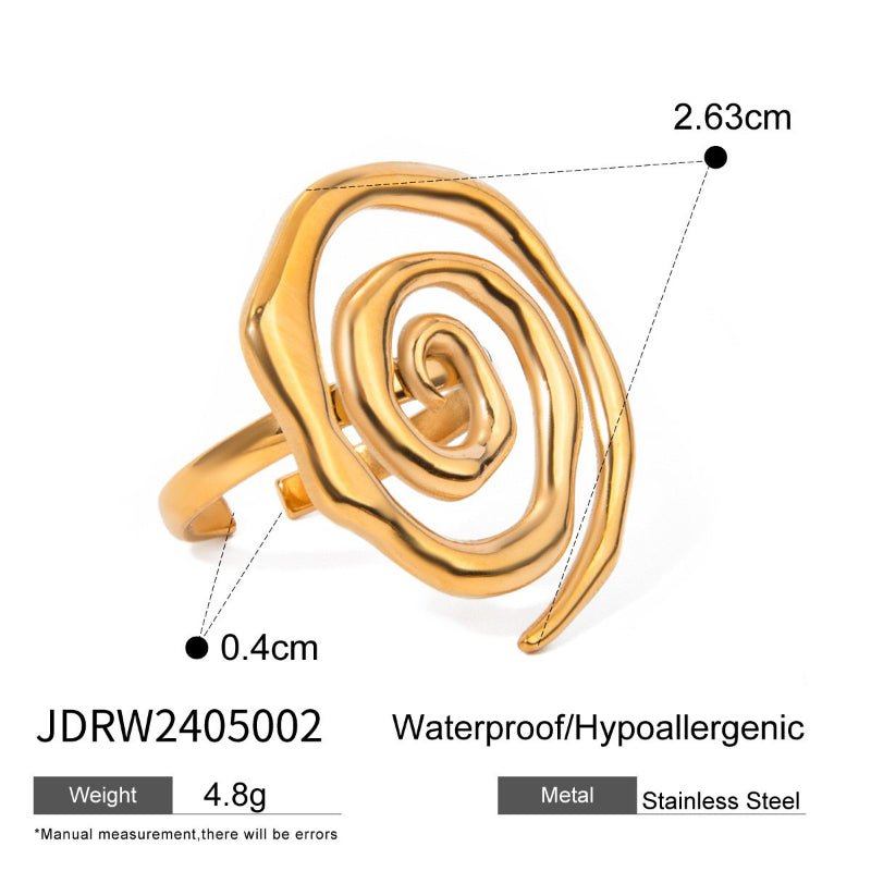 European American Ring Niche Premium Jewelry Titanium Steel Non Fading Jewelry Stainless Steel Cross Border Jewelry Rings