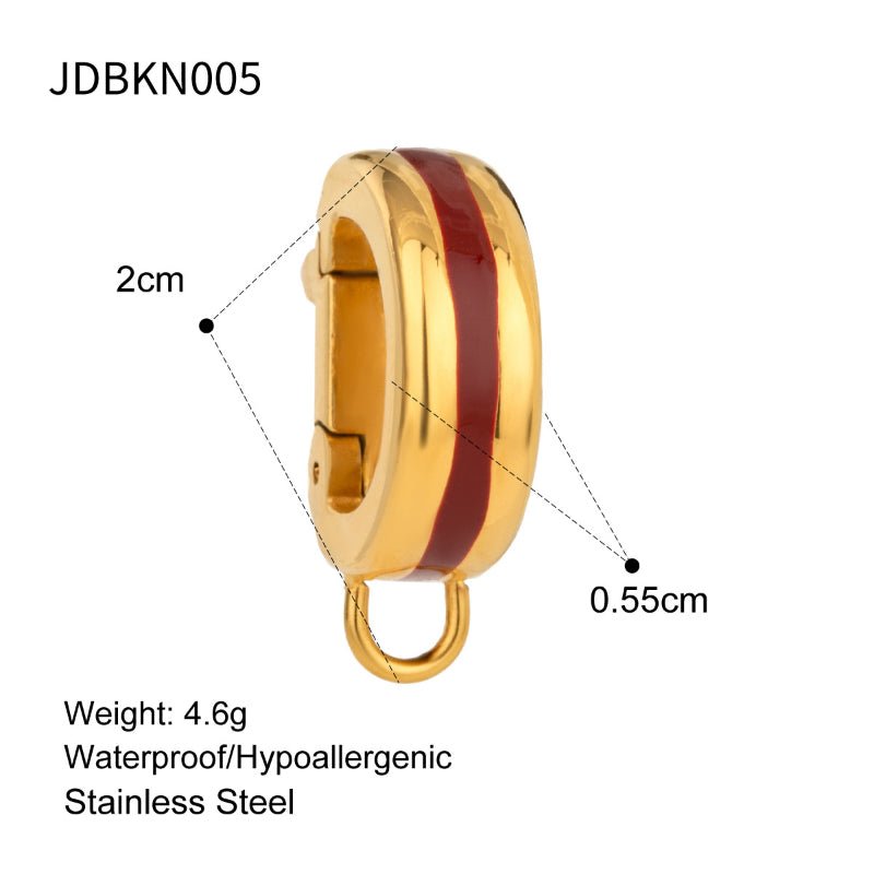 European American Stainless Steel Bikini Connector DIY Pendant Accessories High Grade Niche Accessories Cross Border