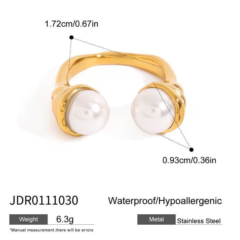 European American Stainless Steel Tiger Eye Ring Minimalist High Grade 18K Gold Jewelry Titanium Steel Cross Border Jewelry Rings