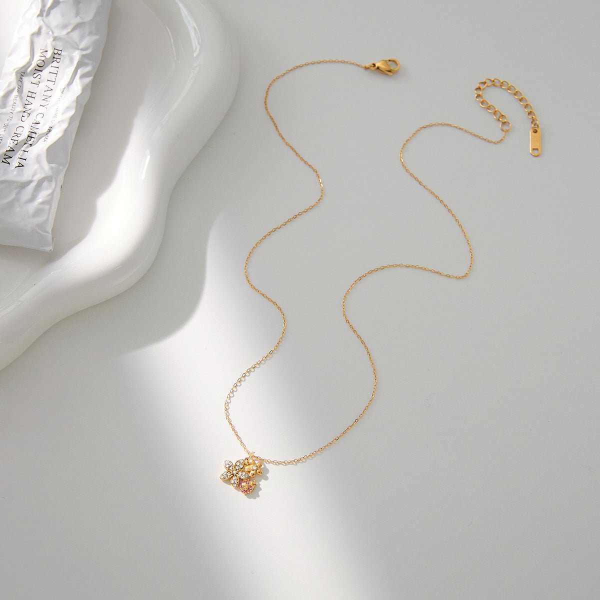 Titanium steel necklace non-fading sweater chain light luxury high-end accessory