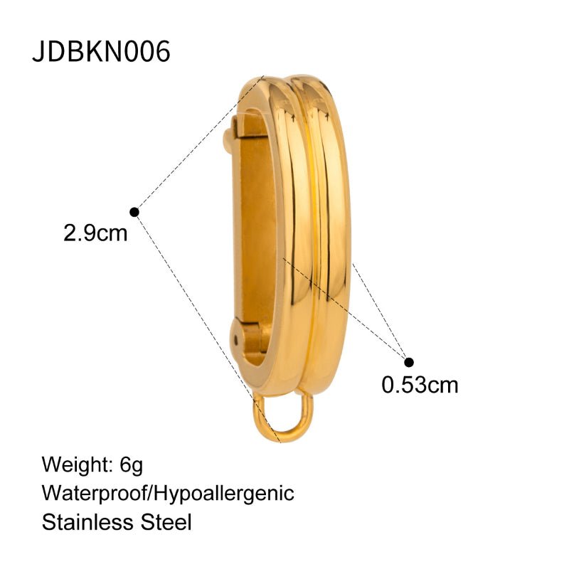 European American Stainless Steel Bikini Connector DIY Pendant Accessories High Grade Niche Accessories Cross Border