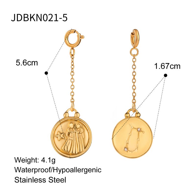 European American Stainless Steel Bikini Connector DIY Pendant Accessories High Grade Niche Accessories Cross Border