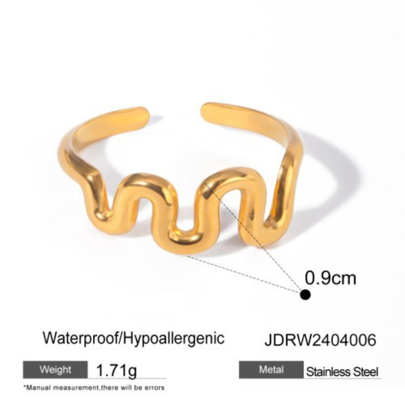 European American Ring Niche Premium Jewelry Titanium Steel Non Fading Jewelry Stainless Steel Cross Border Jewelry Rings