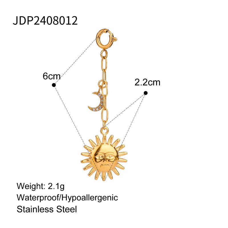 European American Stainless Steel Bikini Connector DIY Pendant Accessories High Grade Niche Accessories Cross Border