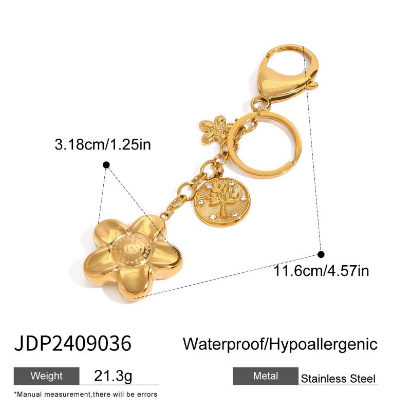 European American Stainless Steel Bag Hanging Accessories Pearl DIY Jewelry Premium Titanium Steel Jewelry Cross Border Hot Sale