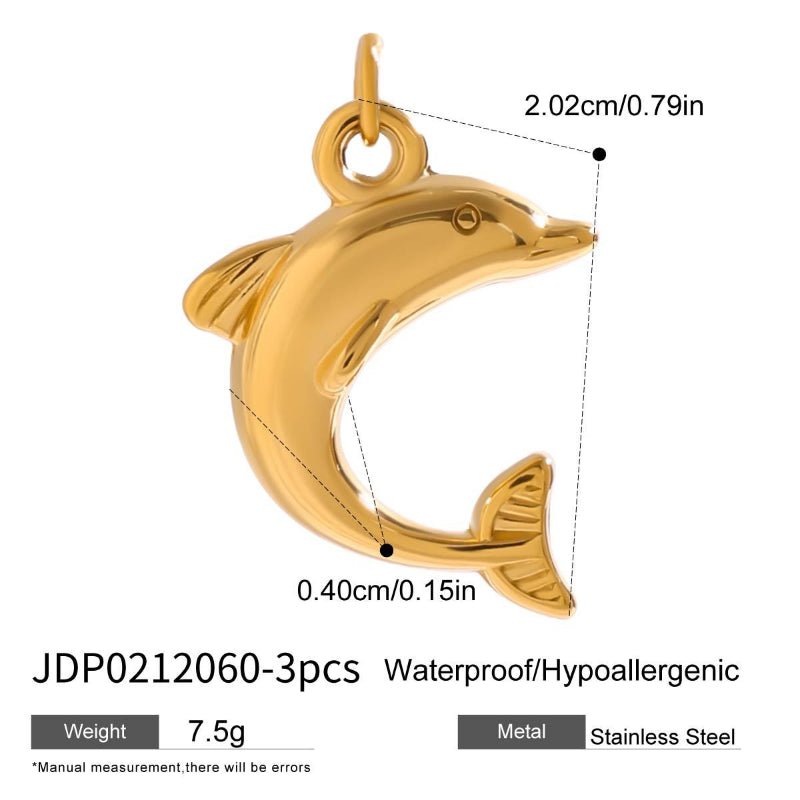 European Cross Border Titanium Steel Bracelet DIY Accessories Stainless Steel Necklace Pendant Charms Jewelry Making Supplies