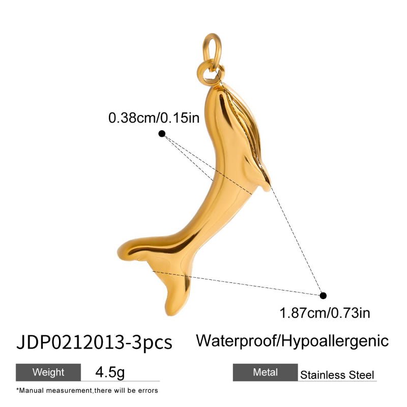 European Cross Border Titanium Steel Bracelet DIY Accessories Stainless Steel Necklace Pendant Charms Jewelry Making Supplies