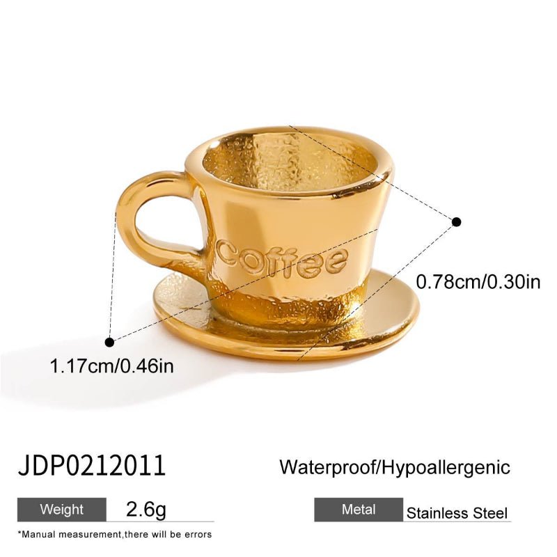 European Cross Border Titanium Steel Bracelet DIY Accessories Stainless Steel Necklace Pendant Charms Jewelry Making Supplies