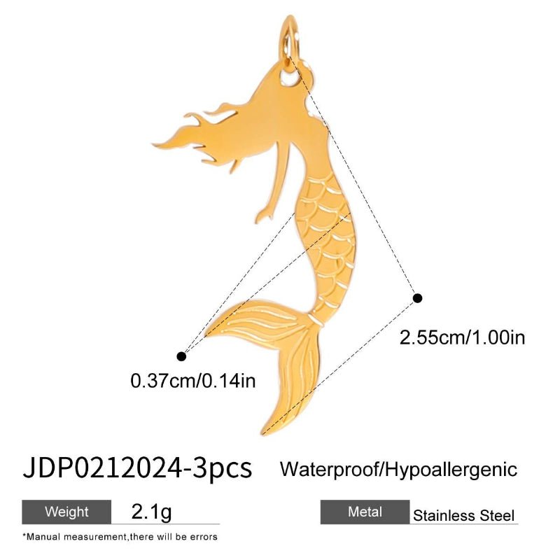 European Cross Border Titanium Steel Bracelet DIY Accessories Stainless Steel Necklace Pendant Charms Jewelry Making Supplies