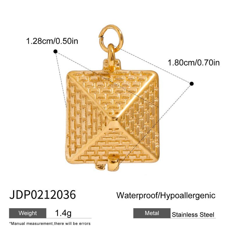 European Cross Border Titanium Steel Bracelet DIY Accessories Stainless Steel Necklace Pendant Charms Jewelry Making Supplies