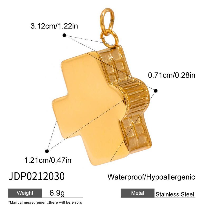 European Cross Border Titanium Steel Bracelet DIY Accessories Stainless Steel Necklace Pendant Charms Jewelry Making Supplies