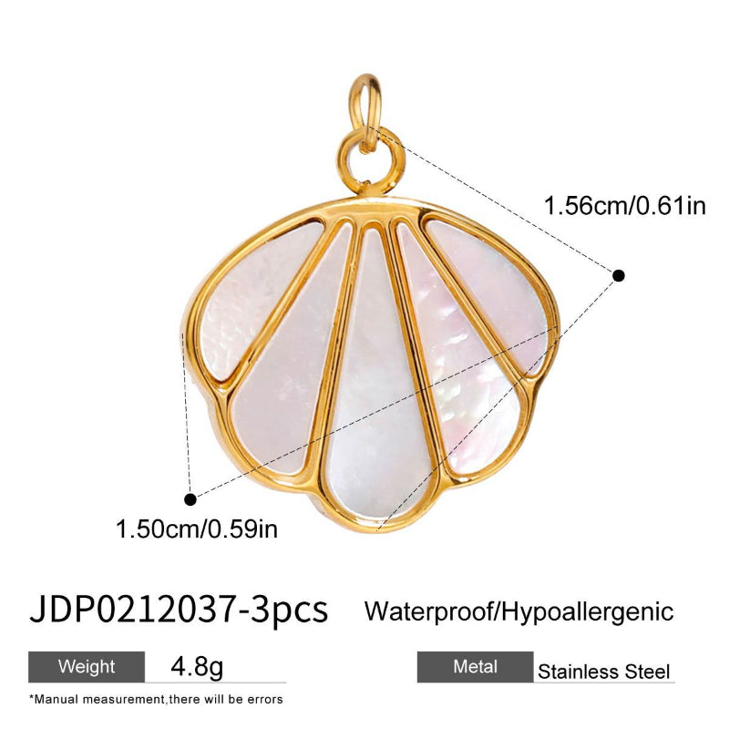 Cross-Border Bestseller Stainless Steel DIY Pearl Necklace Accessories Women's Dainty Design Titanium Steel Jewelry Findings