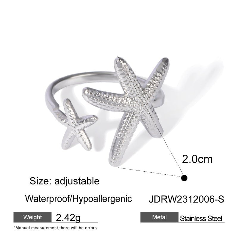 European American Titanium Steel Rings for Women Dainty Unique Design Stainless Steel Band Tarnish-Free Cross-Border Finger Jewelry