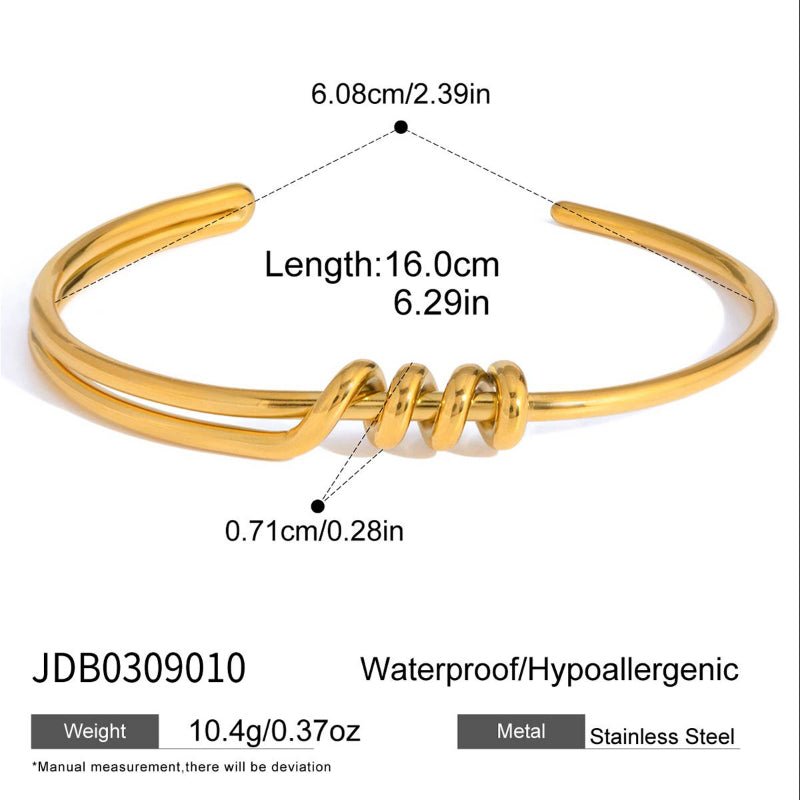 ieding European American 18K Gold Stainless Steel Zircon Bracelet Non Fading Light Luxury High Grade Hand Jewelry Titanium Steel Cross Border Jewelry
