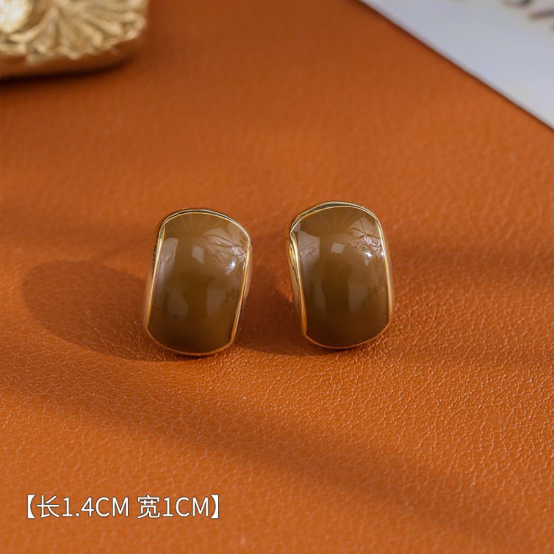 Source Factory Professional Designer Support OEM ODM Custom Copper Plated Real Gold Fashion Zircon Earrings