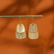 Hong Kong Style Luxury Gold Earrings Fashion Temperament Ear Hook Cold Style Elegant Versatile Earrings