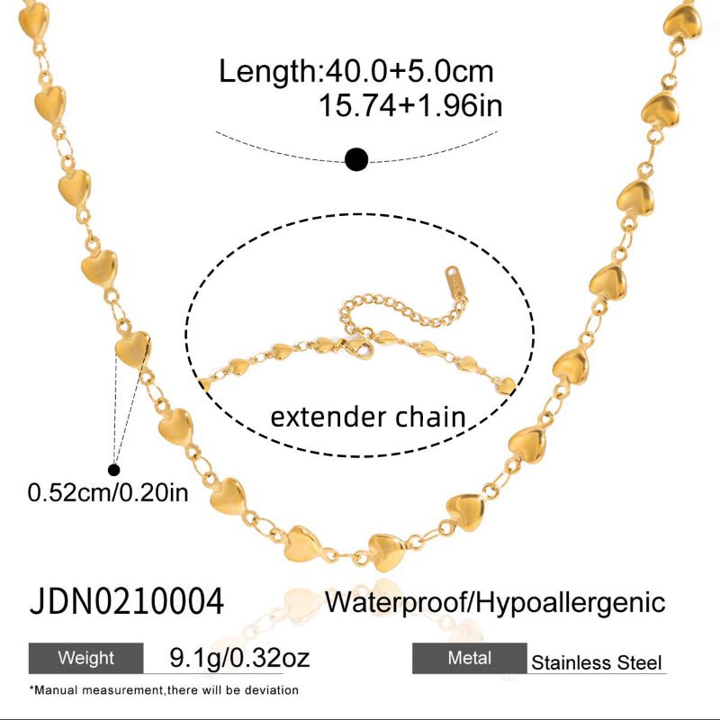 Titanium steel necklace non-fading sweater chain light luxury high-end accessory