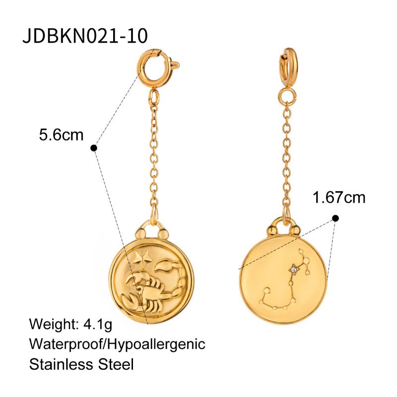 European American Stainless Steel Bikini Connector DIY Pendant Accessories High Grade Niche Accessories Cross Border