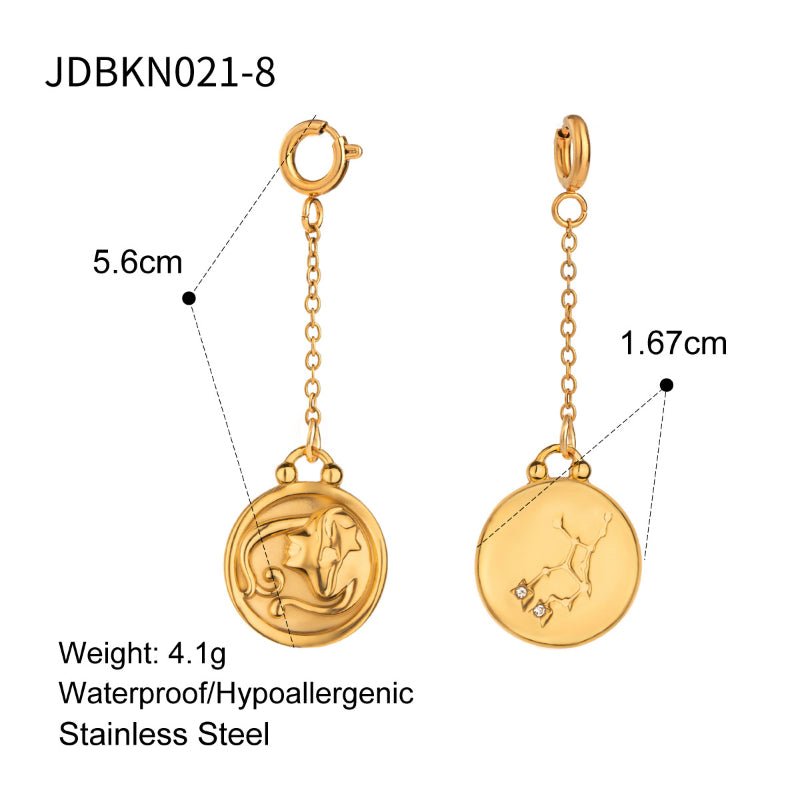 European American Stainless Steel Bikini Connector DIY Pendant Accessories High Grade Niche Accessories Cross Border