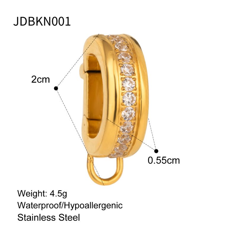 European American Stainless Steel Bikini Connector DIY Pendant Accessories High Grade Niche Accessories Cross Border