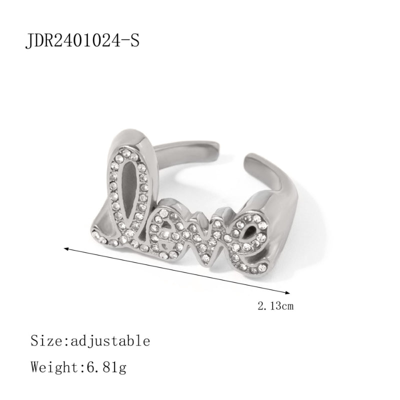 European American Light Luxury High Grade Rings For Women Non-Fading Titanium Steel Jewelry Minimalist Stainless Steel Cross Border Jewelry