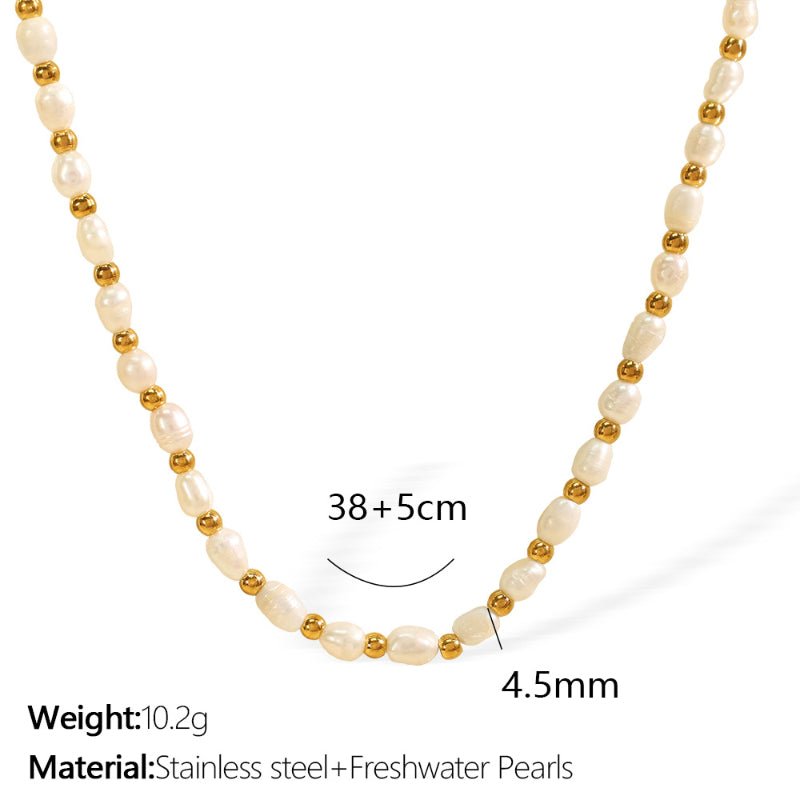 Retro Freshwater Pearl Necklace Women's Niche Design Ins Style Bracelet Versatile Fashion Trendy Jewelry Women's Bracelet