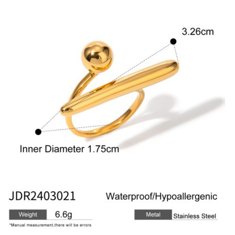 European American Ring Niche Premium Jewelry Titanium Steel Non Fading Jewelry Stainless Steel Cross Border Jewelry Rings