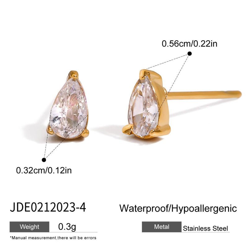 European American Fall Winter Wave Hoop Earrings Elegant High-End Stainless Steel Cross-Border Bestseller Jewelry for Women