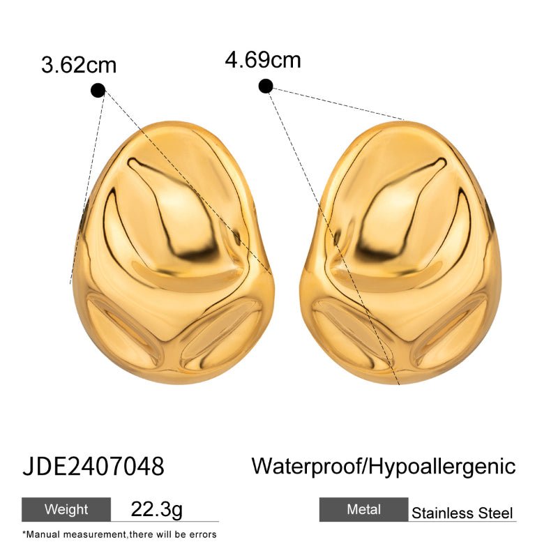 European American Stainless Steel Jewelry Set Titanium Steel Tarnish-Free Zircon Bangle Ring Earrings Women's High-End Accessories