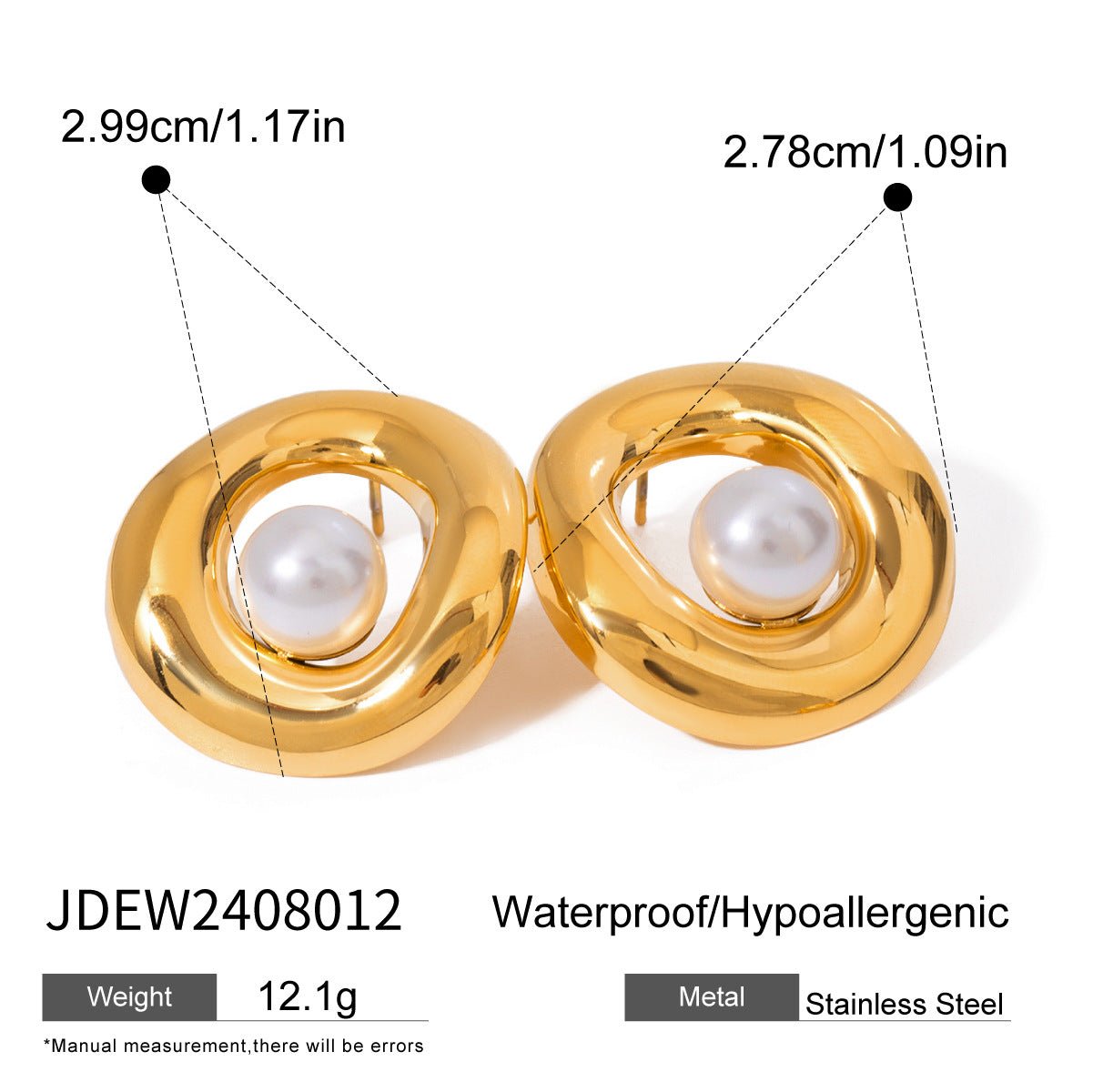 Tarnish-Free Stainless Steel Clip-On Earrings for Women Zircon Light Luxury High-End Jewelry Hypoallergenic Fall Winter Cross-Border Accessories