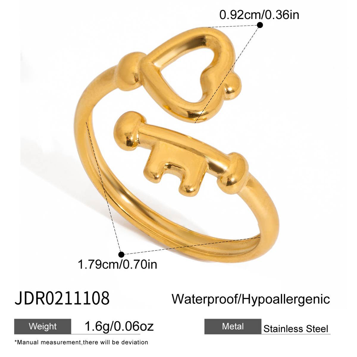 Light Luxury Titanium Steel Zircon Ring Tarnish-Free Stainless Steel Women's Band Cross-Border Jewelry