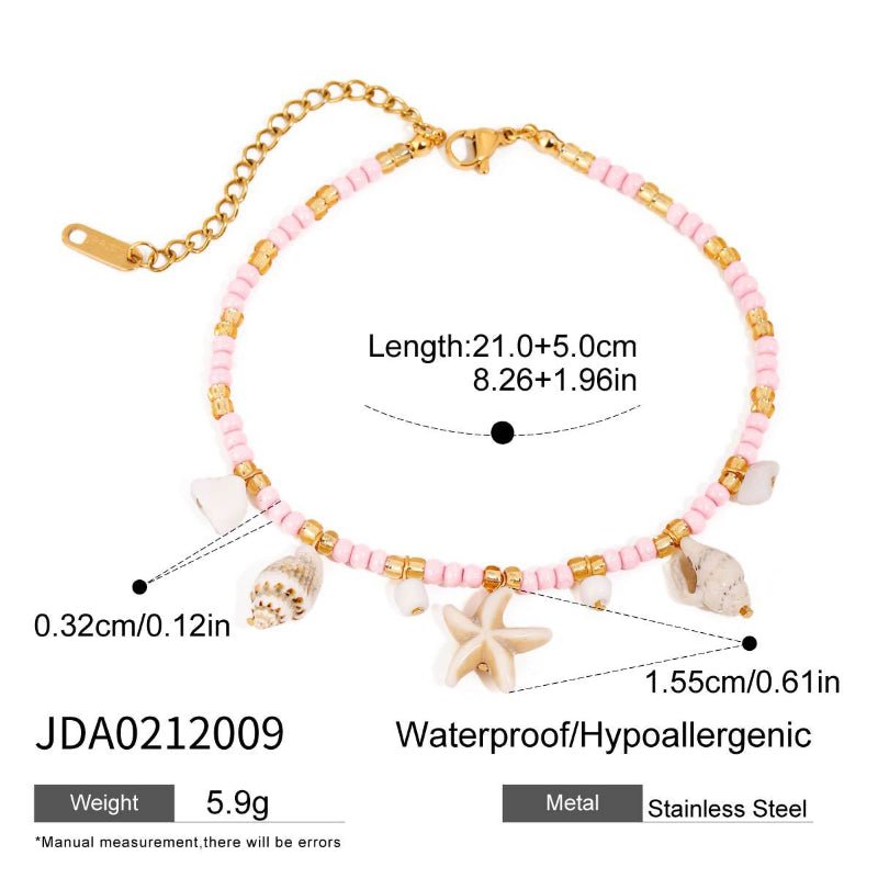 INS Vintage 18K Gold Plated Cross Dainty Anklet Fashion Stainless Steel Ankle Bracelet Jewelry for Women