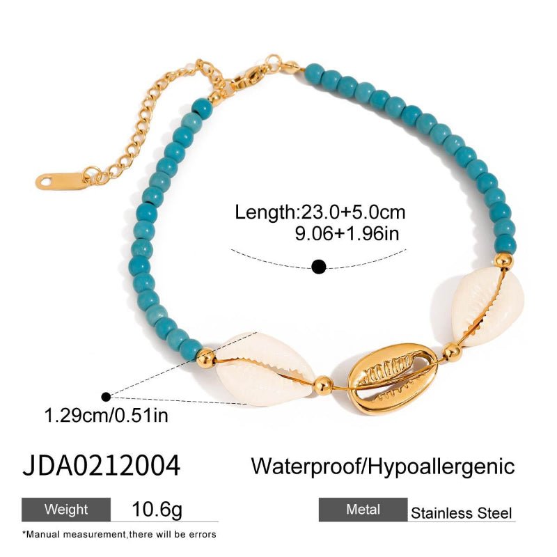 INS Vintage 18K Gold Plated Cross Dainty Anklet Fashion Stainless Steel Ankle Bracelet Jewelry for Women