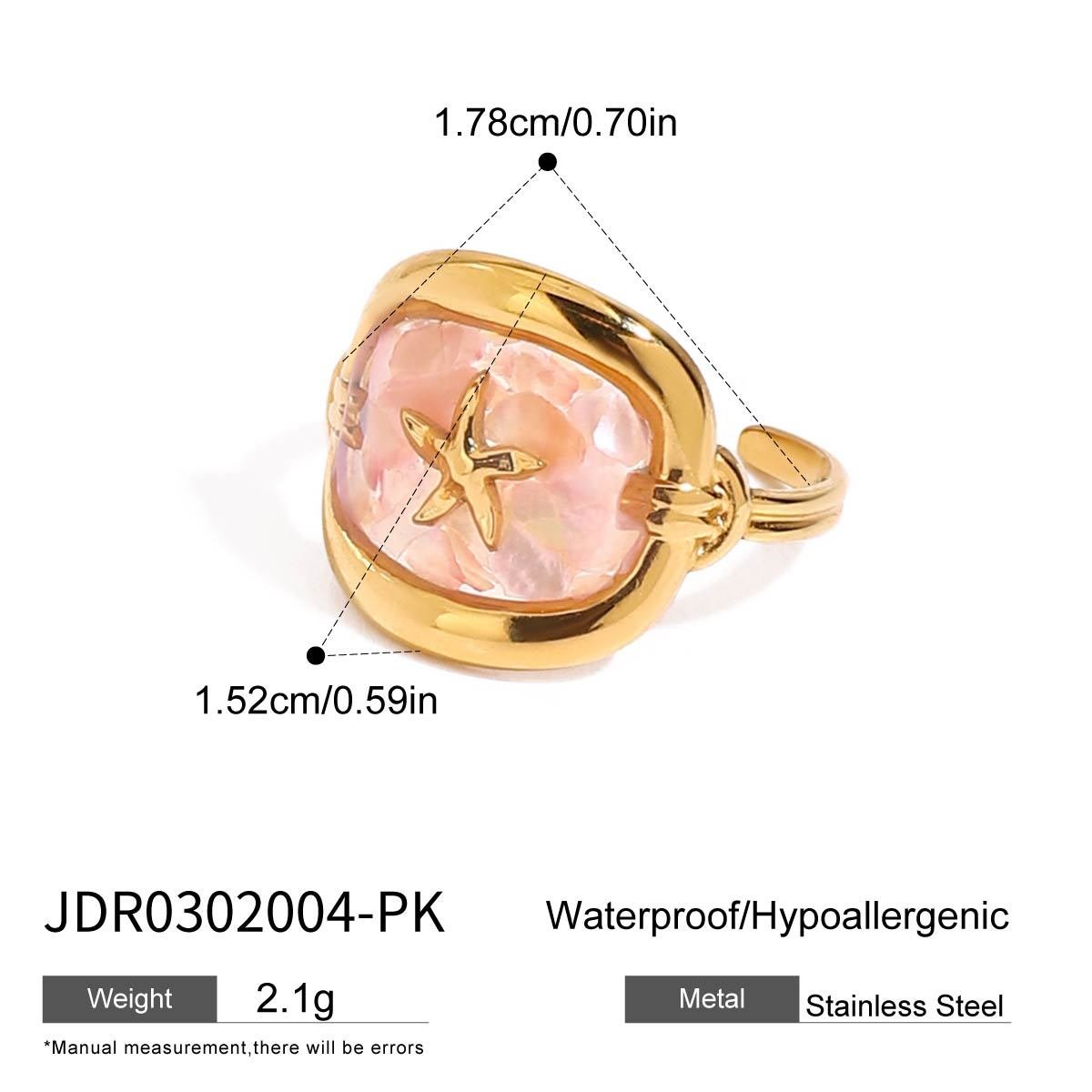 Light Luxury Titanium Steel Zircon Ring Tarnish-Free Stainless Steel Women's Band Cross-Border Jewelry